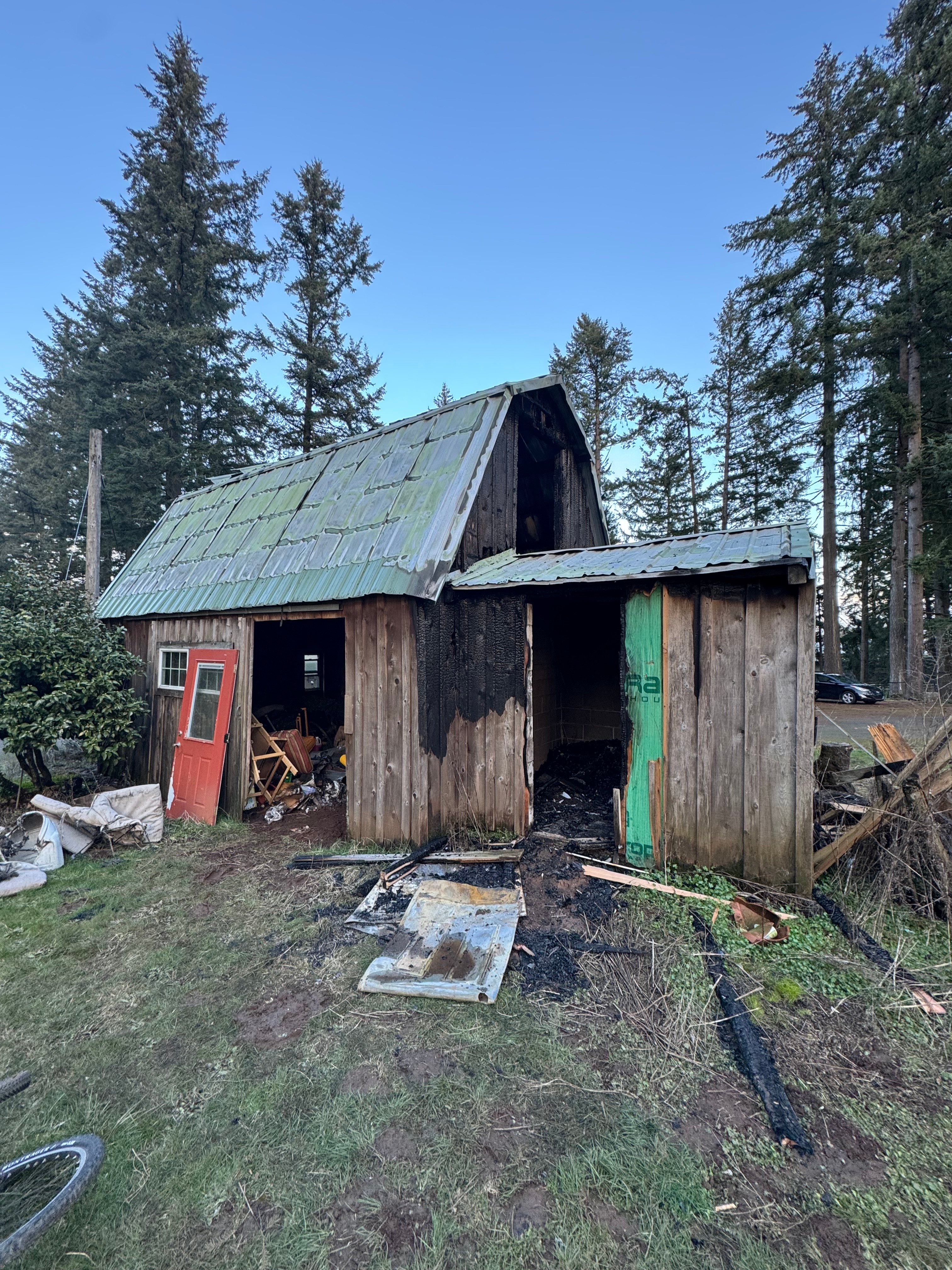 Fire damage restoration