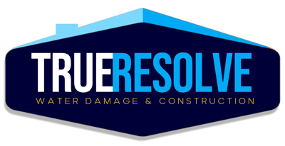 TrueResolve logo for water damage and construction services.