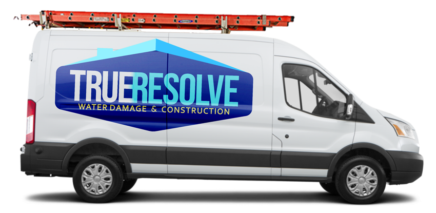 TrueResolve construction van with company branding